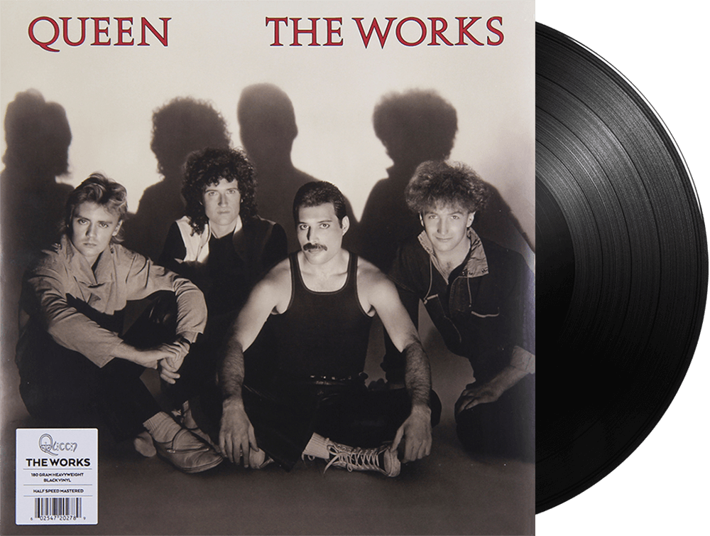 Queen thank god it s christmas перевод. Альбом Квин the works. Queen "the works (CD)". Пластинка группы Queen. Обложка диска Queen 1975.